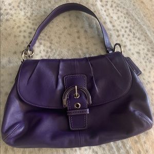Coach Soho Leather Flap Purse